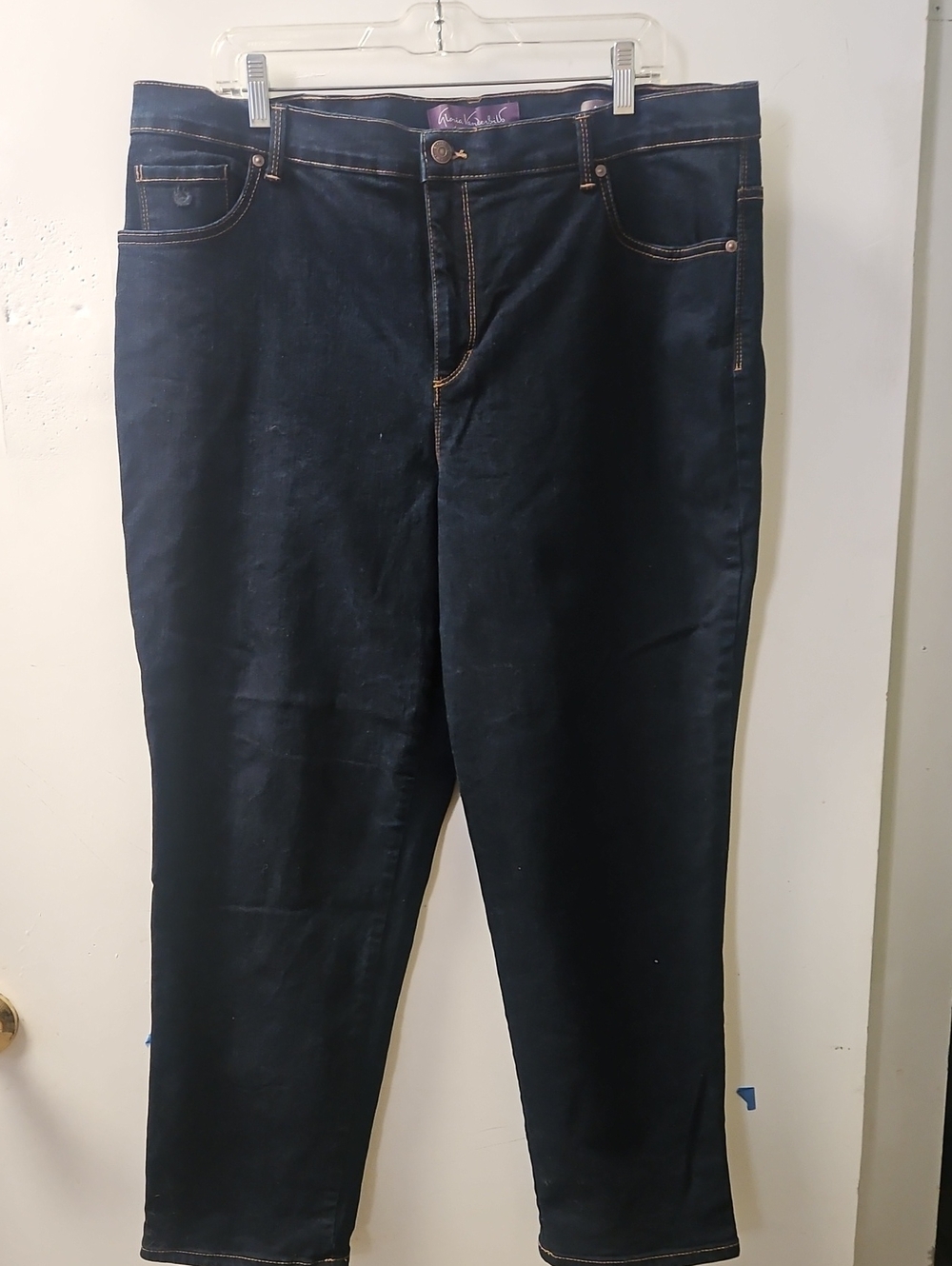 Gloria Vanderbilt Men's Slim Straight Jeans in Dark Navy
